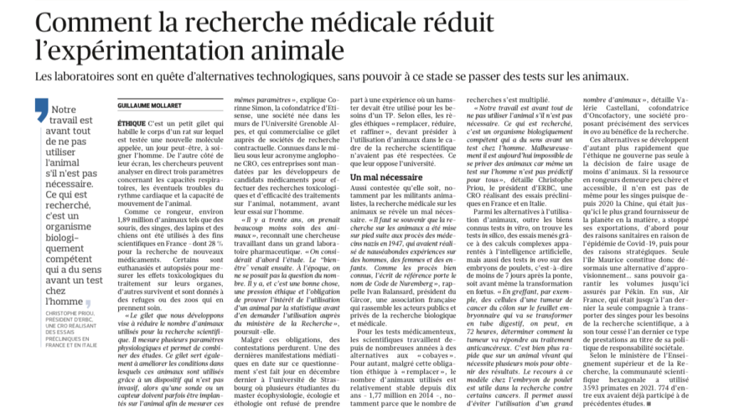 Article Le Figaro - Etisense
