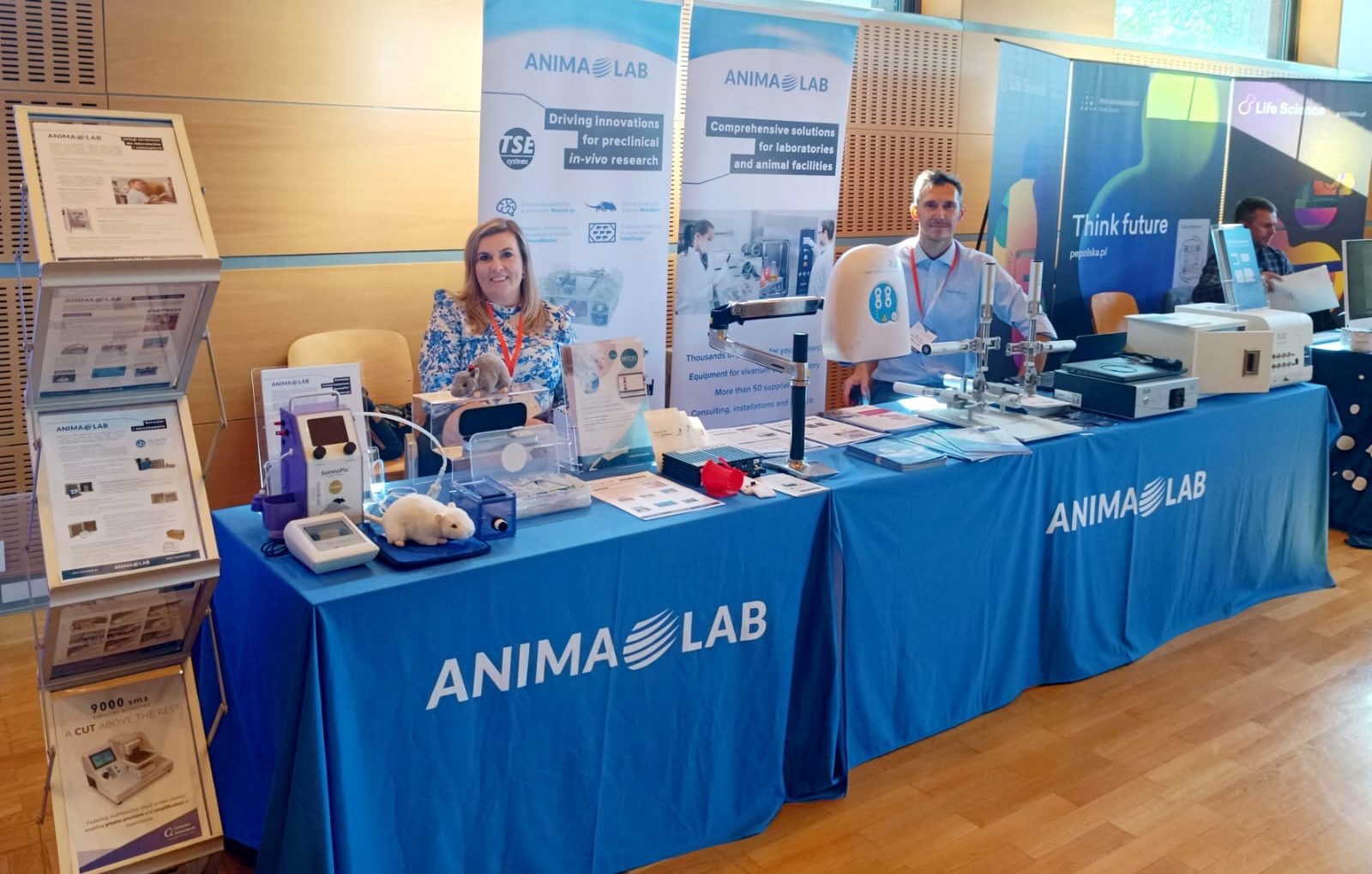 Animalab booth at the CEBS July 25, Krakow, Poland
